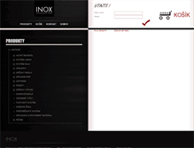 Tablet Screenshot of e-shop.inox-life.eu